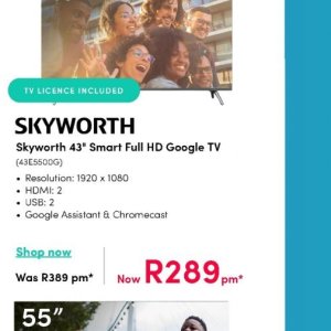 TV set at Teljoy