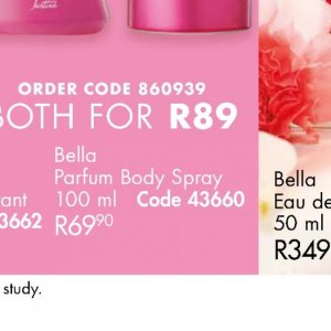 Body spray at Justine