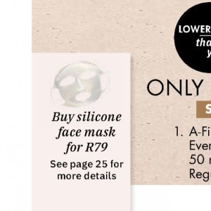 Face mask at Justine