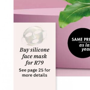 Face mask at Justine