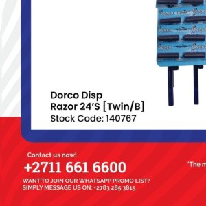 Razor at Africa Cash and Carry
