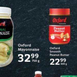 Peanut butter at Oxford freshmarket