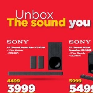 Sound bar at HiFi Corp