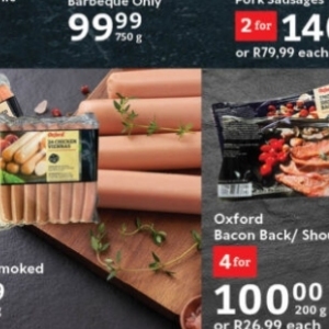 Bacon at Oxford freshmarket