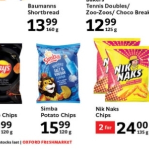 Chips at Oxford freshmarket