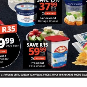 Cheese at Checkers