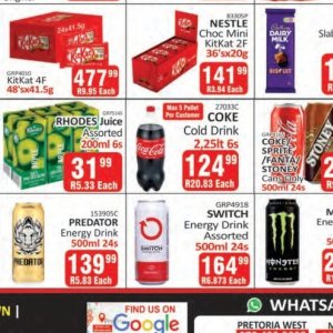  Coca Cola at Kit Kat Cash&Carry