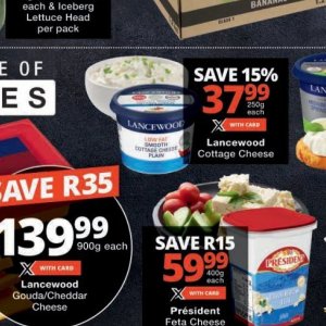 Cottage cheese at Checkers