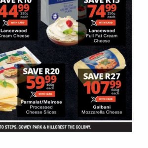 Mozzarella at Checkers
