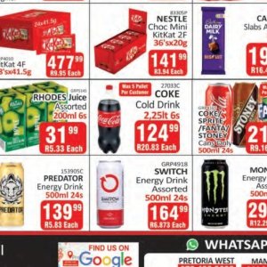 Cola at Kit Kat Cash&Carry
