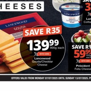 Cheese at Checkers