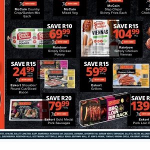 Sausages at Checkers