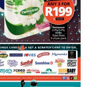 Toilet rolls at Checkers