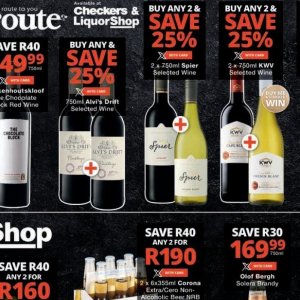 Wine at Checkers