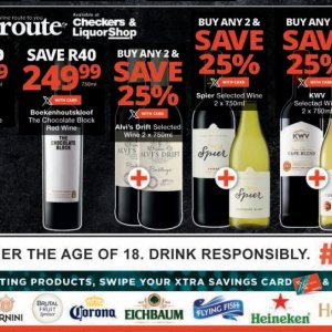 Wine at Checkers