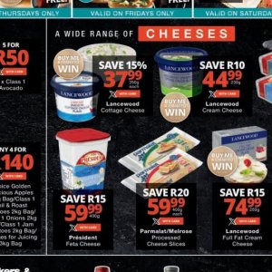 Cottage cheese at Checkers