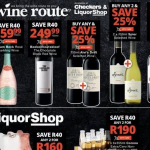 Wine at Checkers