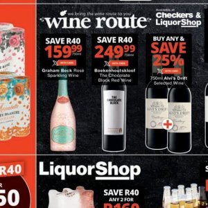 Wine at Checkers