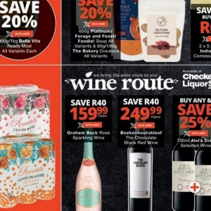 Wine at Checkers