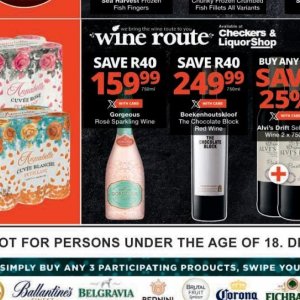 Wine at Checkers