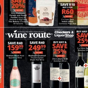 Wine at Checkers