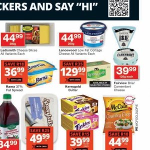 Cheese at Checkers
