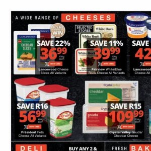 Cheddar at Checkers