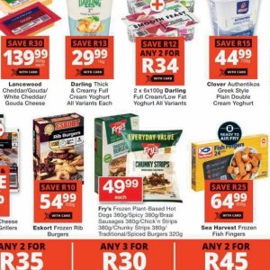 Yoghurt at Checkers