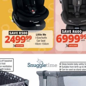 Car seat at Checkers