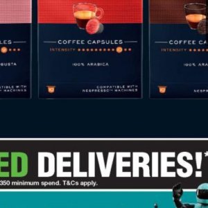 Coffee machine at Checkers