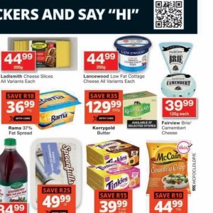 Cottage cheese at Checkers