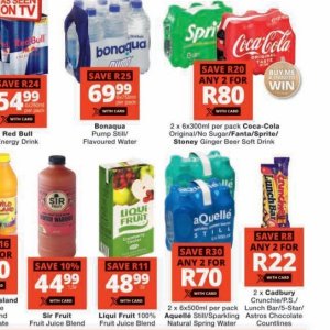 Fizzy drink at Checkers