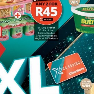 Yoghurt at Checkers