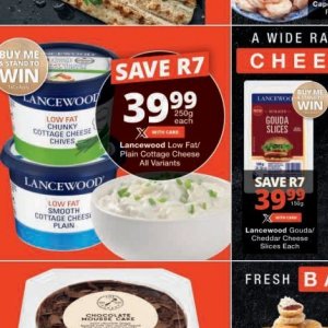 Cottage cheese at Checkers