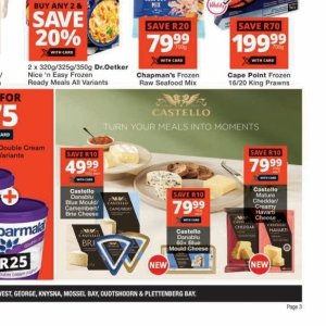 Cheese at Checkers