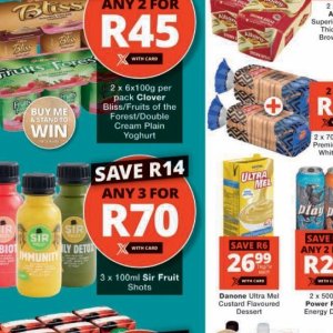 Yoghurt at Checkers