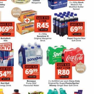 Margarine at Checkers