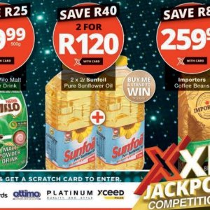 Sunflower oil at Checkers