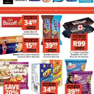 Biscuits at Checkers