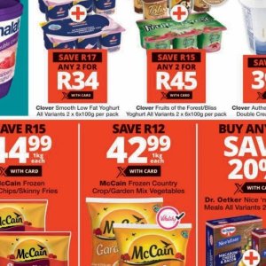 Yoghurt at Checkers