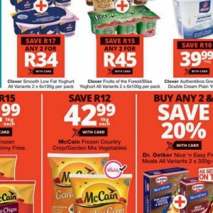 Yoghurt at Checkers