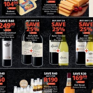 Wine at Checkers