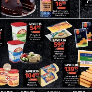 Cheese at Checkers