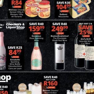 Wine at Checkers