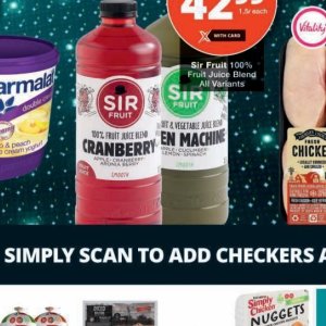 Juice at Checkers