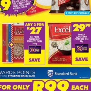 Pasta at Shoprite