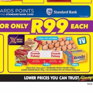 Bread at Shoprite
