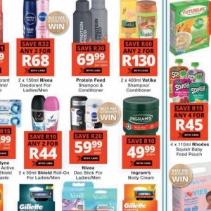 Shampoo nivea  at Checkers
