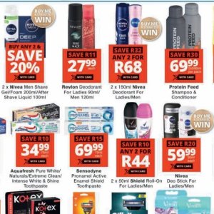 Deodorant nivea  at Checkers