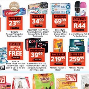 Toothpaste aquafresh  at Checkers